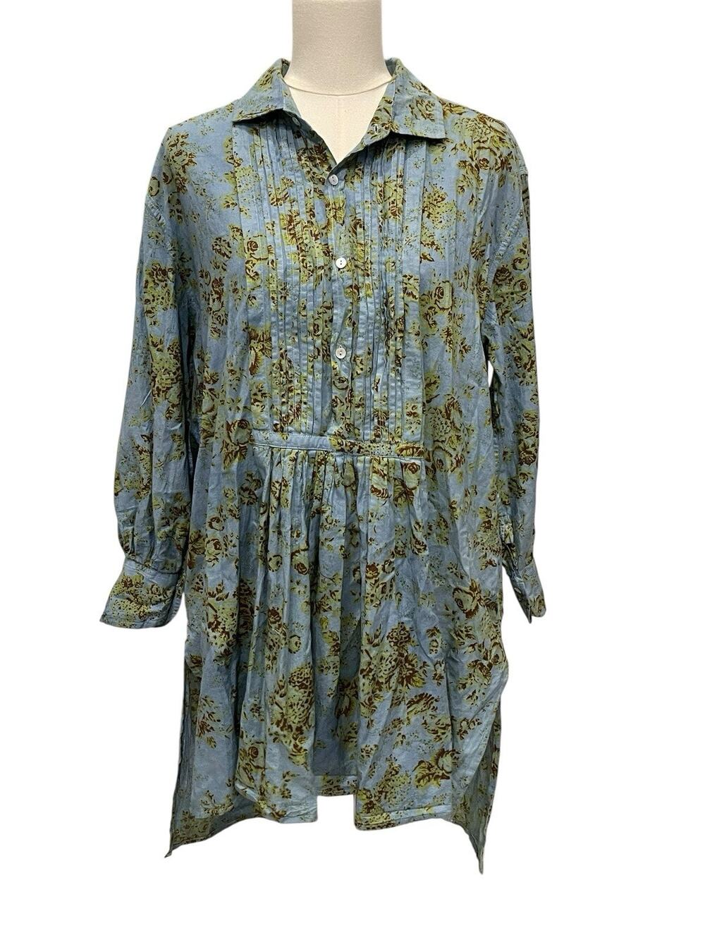 MT BEYER Shirt Dress Womens Sz OSFM Floral